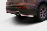 Защита задняя уголки d60, Hyundai (хендай) Santa Fe (санта фе) 2013-