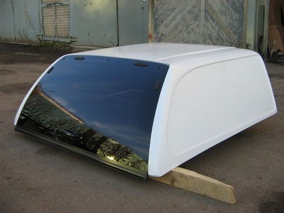Кунг коммерческий-задняя дверь стекло, без карпета, не грунтованный (Россия) Mitsubishi L200 Triton (двойная кабина, L кузова 1,325м) SKU:140134qw