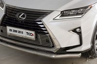 Защита передняя нижняя 60, 3 мм Lexus (лексус) RX 200t 2015-