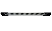 Пороги алюминиевые (LINE)  (Длина: 193 CM) Mercedes (мерседес) M W164 (2005-2011) 