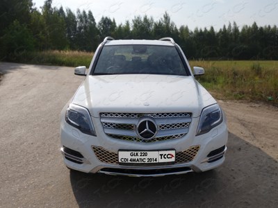 Решетка радиатора верхняя (лист) Mercedes (мерседес)-Benz GLK 220 CDI 4MATIC 2014 SKU:368923qw ― PEARPLUS.ru