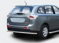 Защита задняя d60 Premium, Mitsubishi (митсубиси) Outlander (оутлендер) XL 2012-