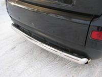 Защита бампера задняя из нержавеющей стали. 76мм (дуга) Mitsubishi (митсубиси) Outlander (оутлендер) (2007-2010) 