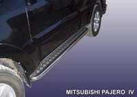 Пороги d57 с листом Mitsubishi (митсубиси) Pajero (паджеро) 4 (2012 по наст.) 