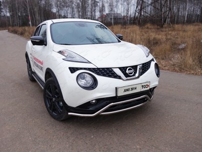 Защита передняя (кенгурин с вставкой) 42, 4 мм Nissan (ниссан) Juke (жук) 2014 2WD ― PEARPLUS.ru