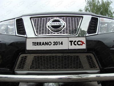 Решетка радиатора верхняя (лист) Nissan (ниссан) Terrano 2014 ― PEARPLUS.ru