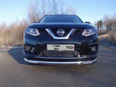 Решетка радиатора нижняя (лист (с парктрониками) ) Nissan (ниссан) X-Trail 2015 ― PEARPLUS.ru