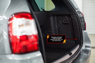 Накладки на боковые стойки багажника Nissan Terrano 2014— н.в. 