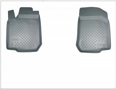 Коврики салона для Mercedes-Benz Sprinter 3D (2013-) (передние) Серый