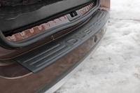Накладка на задний бампер от царапин Renault (рено) Duster (2011 по наст.) ― PEARPLUS.ru