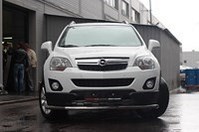 Защита переднего бампера труба d60 Premium, Opel (опель) Antara 2012-