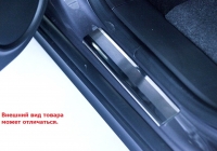 Накладка на внутренние пороги без логотипа (компл. 4шт.) , Peugeot (пежо) 4008 2012- ― PEARPLUS.ru