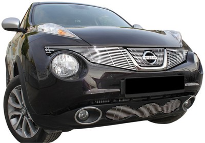 Решетка радиатора и бампера (к-т) 4 поз. (полоска)  Nissan (ниссан) Juke (жук) ― PEARPLUS.ru