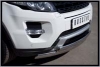 Защита переднего бампера 75х42/75х42 овалы Land Rover (ленд ровер) Range Rover Evogue (эвок) Dinamic (2011 по наст.)  