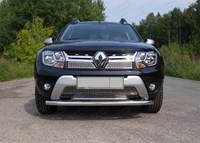 Защита передняя нижняя 60, 3 мм Renault (рено) Duster 2015