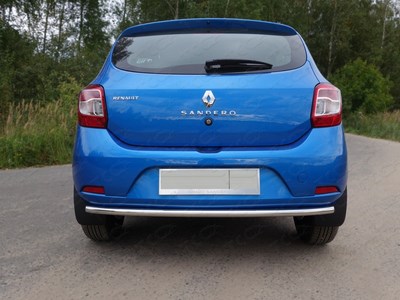 Защита задняя нижняя 42, 4мм Renault (рено) Sandero 2015 ― PEARPLUS.ru