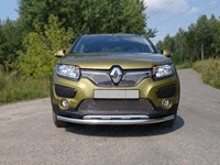 Решетка радиатора верхняя (лист) Renault (рено) Sandero Stepway 2015