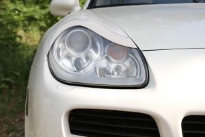 Накладки + на передние фары (реснички) компл.-2 шт. Porsche Cayenne (2002-2010)