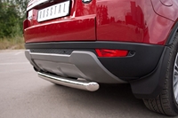 Защита бампера задняя из нержавеющей стали. 76мм (дуга) Land Rover (ленд ровер) Range Rover Evoque Prestige u Pure (2011 по наст.) 