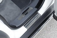 Накладка на внутренние пороги на пластик, без логотипа (компл. 4шт.) , Range Rover Evoque 2012-