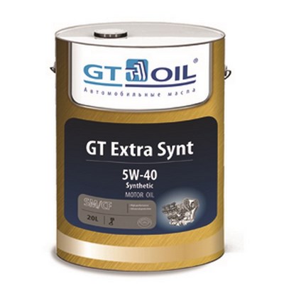 Моторное масло для бензиновых и дизильных двигателей GT Extra Synt 5W40  (Синтетика)   5W40 (20л)