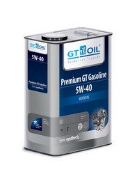 Моторное масло для бензиновых двигателей Premium GT Gasoline  (П/синтетика)   5W-40 (4л) 