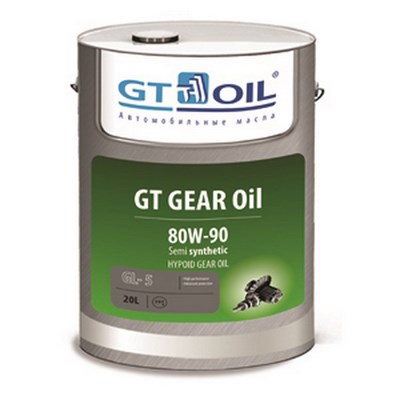 Трансмиссионное масло для механических трансмиссий GT GEAR Oil   (П/синтетика)   80W-90   (20л)