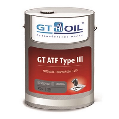 Трансмиссионная жидкость для АКПП GT ATF Type III  (Синтетика)  Dexron III (H)  (20л) ― PEARPLUS.ru