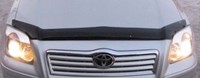 Дефлектор капота тёмный Toyota (тойота) Avensis (2003-2009) 