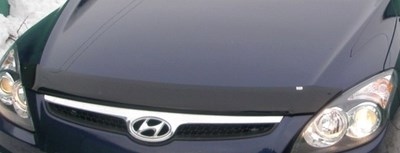 Дефлектор капота (тёмный) Hyundai i30 (2007-2011)