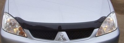 Дефлектор капота тёмный Mitsubishi Lancer (2003-2007)