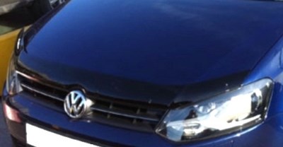 Дефлектор капота тёмный Volkswagen Golf 6 (2009-2012) SKU:168020qw
