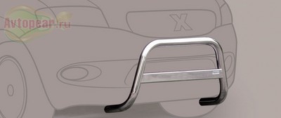 Защита бампера передняя 2.5 TDI/Wagon Hyundai Galloper (1998-2001)