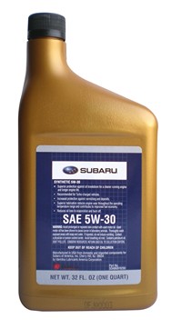 Моторное масло SUBARU Synthetic SAE 5W-30 (0.946л) SKU:61470qw