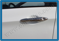 Накладки на дверные ручки (Нержавеющая сталь) Hyundai Solaris (2011 по наст.)