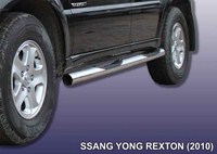 Пороги d76 с проступями Ssangyong (санг енг) Rexton (рекстон) (2010-2012) 