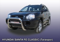 Кенгурятник d76 низкий Hyundai (хендай) Santa Fe (санта фе) ТаГАЗ (2006 по наст.) 