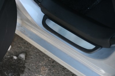 Накладка на внутренние пороги без логотипа (компл. 4шт.) , Toyota (тойота) Corolla 2013- ― PEARPLUS.ru