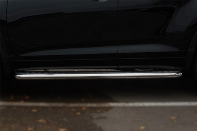 Пороги труба d63 с листом Toyota (тойота) Highlander 2014- ― PEARPLUS.ru