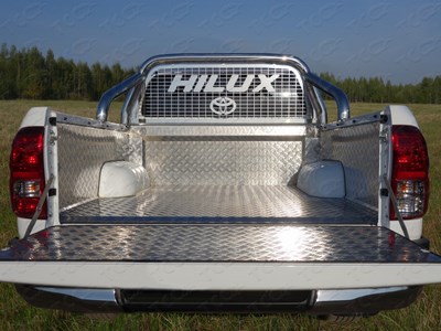 Защитный алюминиевый вкладыш в кузов автомобиля (комплект) Toyota Hilux 2015