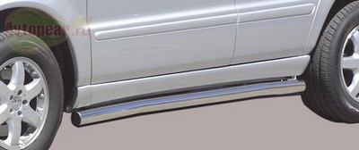 Боковые подножки (Пороги, Защита порогов) Ml-class 270-400 CDI Mercedes Ml-class (2002-2005)