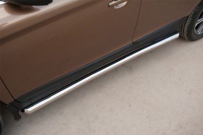 Пороги труба d63 (вариант 1) Volvo XC 60 2008-2013
