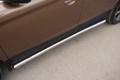 Пороги труба d63 (вариант 3) Volvo XC 60 2008-2013