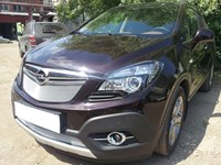 Защита радиатора Opel (опель) Mokka (мокка) 2012- chrome низ