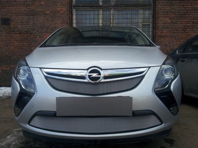 Защита радиатора Opel Zafira 2012- chrome низ
