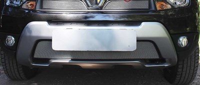 Защита радиатора  Renault Duster 2015- chrome низ
