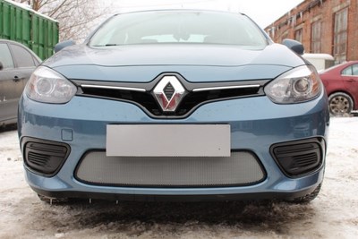 Защита радиатора Renault Fluence 2013- chrome