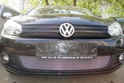 Защита радиатора Volkswagen Golf VI chrome