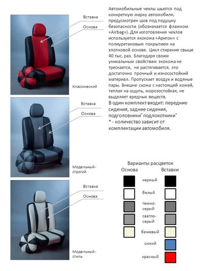 Чехлы на сиденья модель «Классический» Audi (Ауди) 80 B-4 ― PEARPLUS.ru