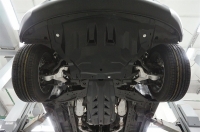 Защита картера Infiniti (Инфинити) QX60 (JX35) V3,5 (2012-)/Nissan Pathfinder V-3,5 (2014-)+КПП (Композит 6 мм)